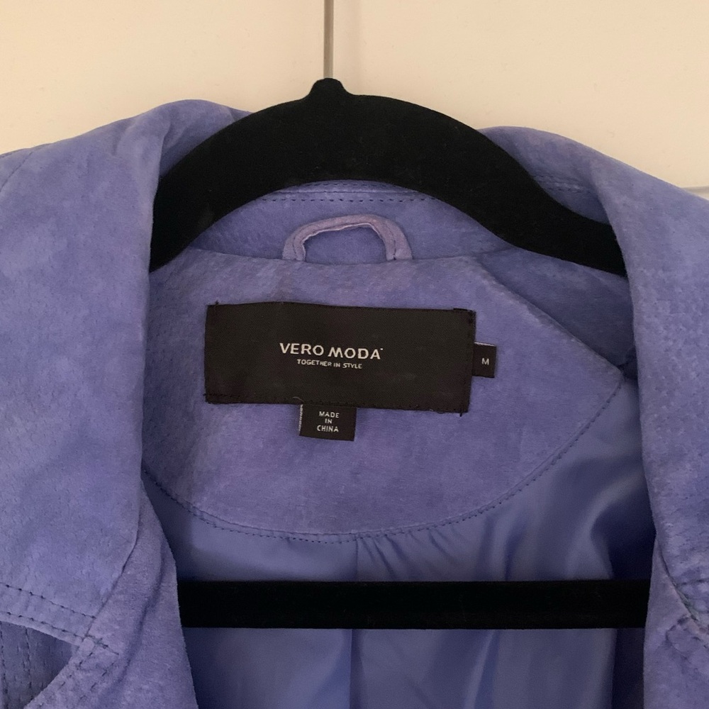 Vero Moda Suede Leather Jacket - Picture 4 of 5